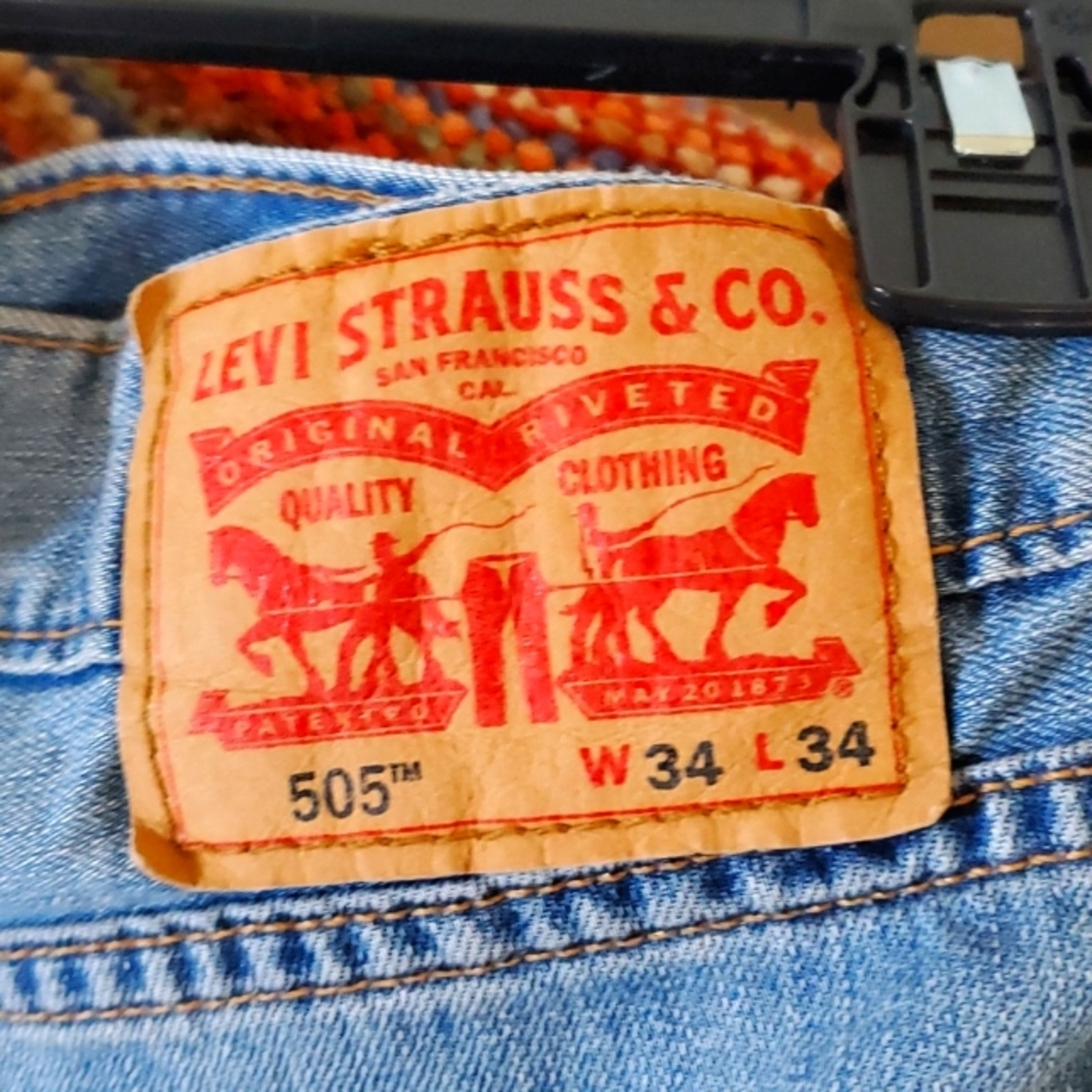 2 pair Levi's 505 34×34